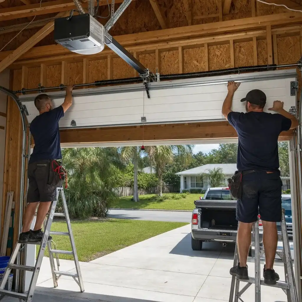 Garage door repair service